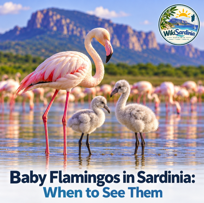 Baby Flamingos in Sardinia: When to See Them