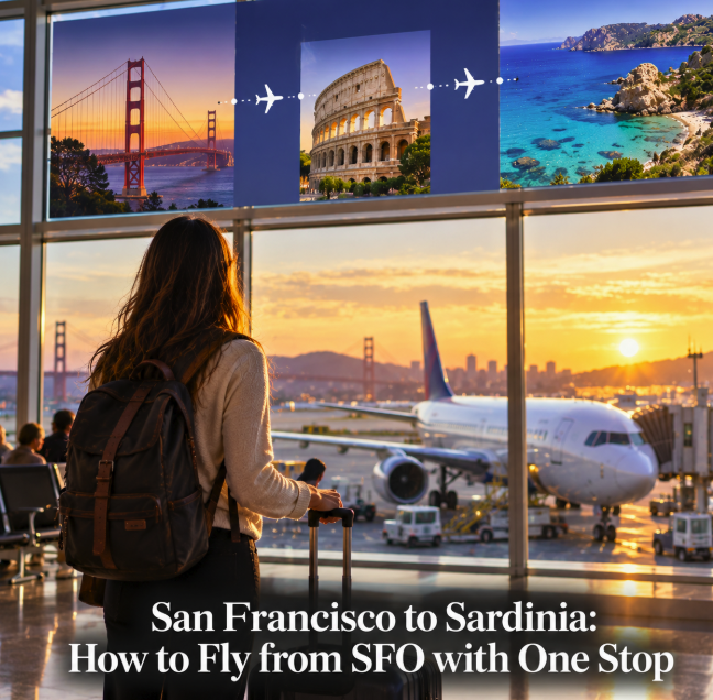 San Francisco to Sardinia: How to Fly from SFO with One Stop