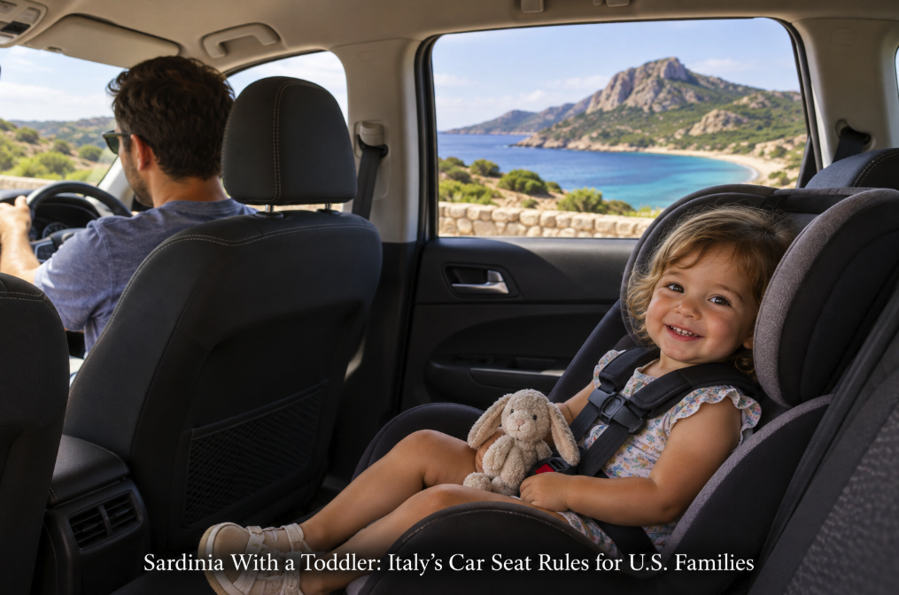 Sardinia With a Toddler: Italy’s Car Seat Rules for U.S. Families